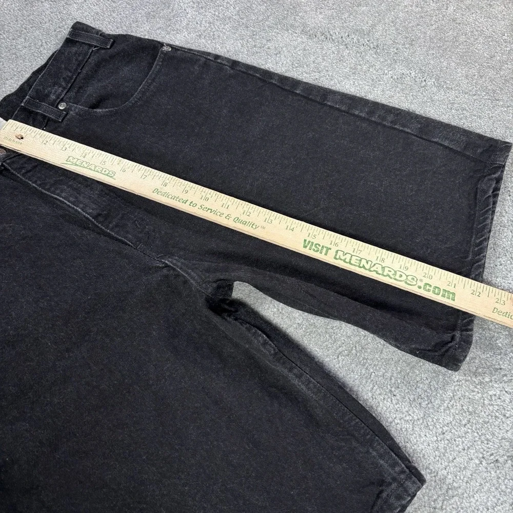 Vintage Arizona Jean Shorts Mens 34 Loose Dark Wash Black Denim Cotton Baggy Y2K